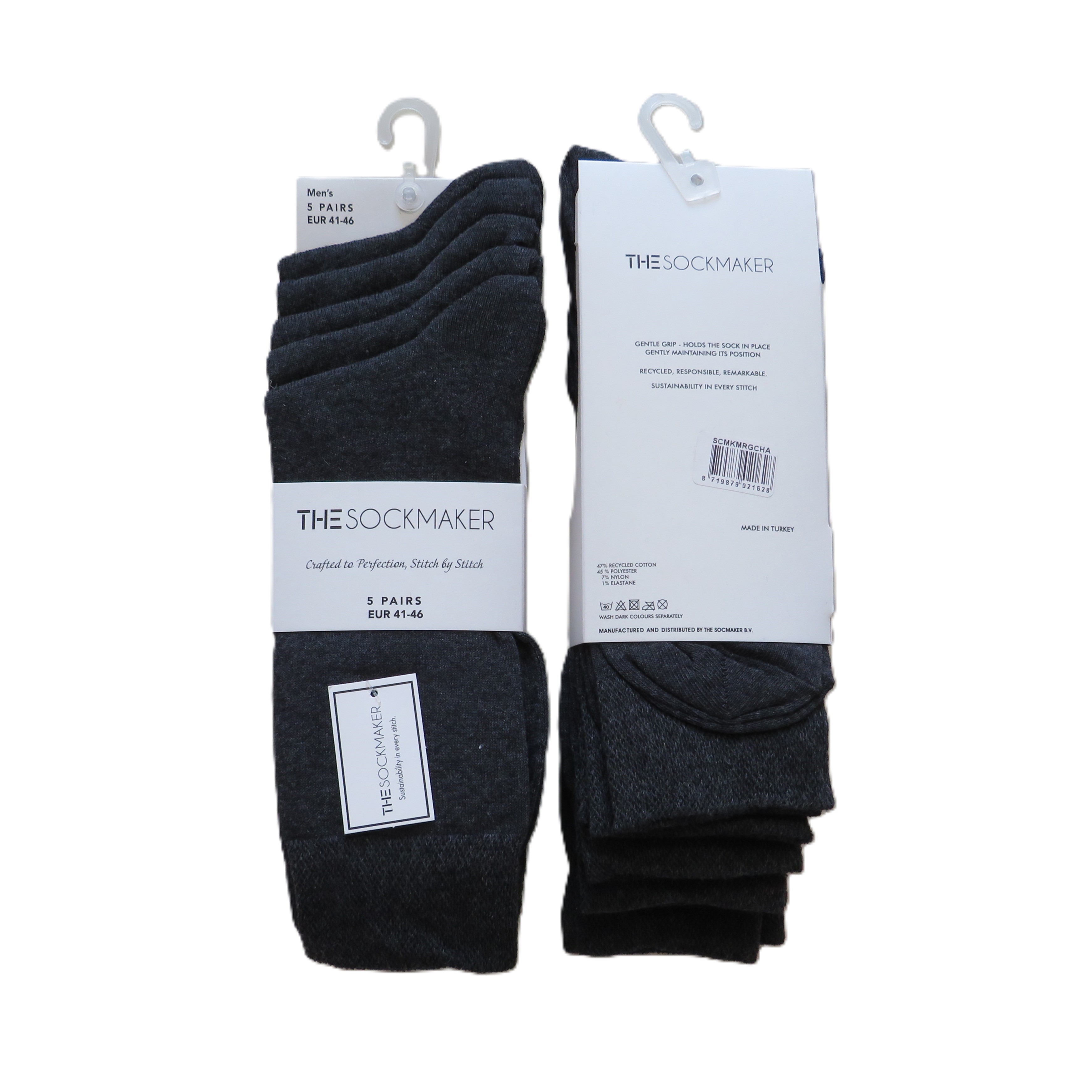 Herrensocken 47%recycl.cot/45%Polyester/7%Nylon/1%El