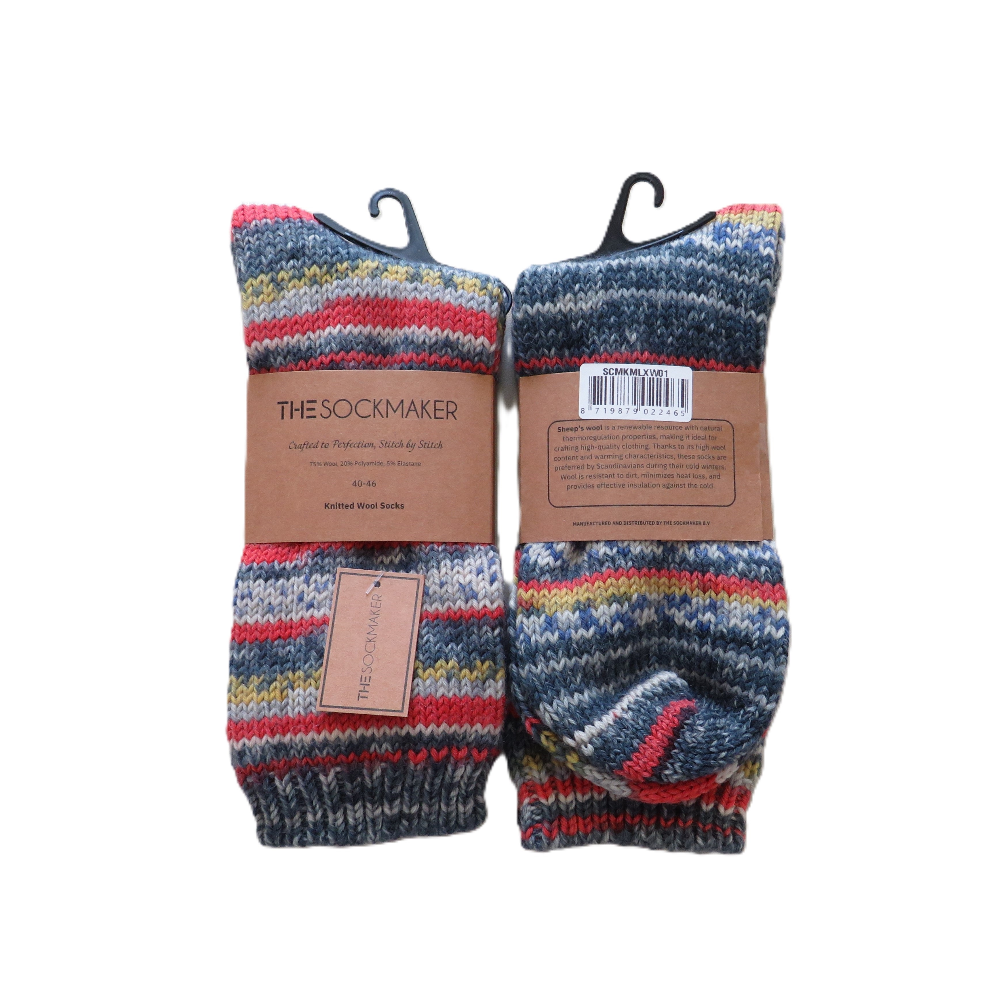 Herrensocken 75% Wool/20% PA/5% El